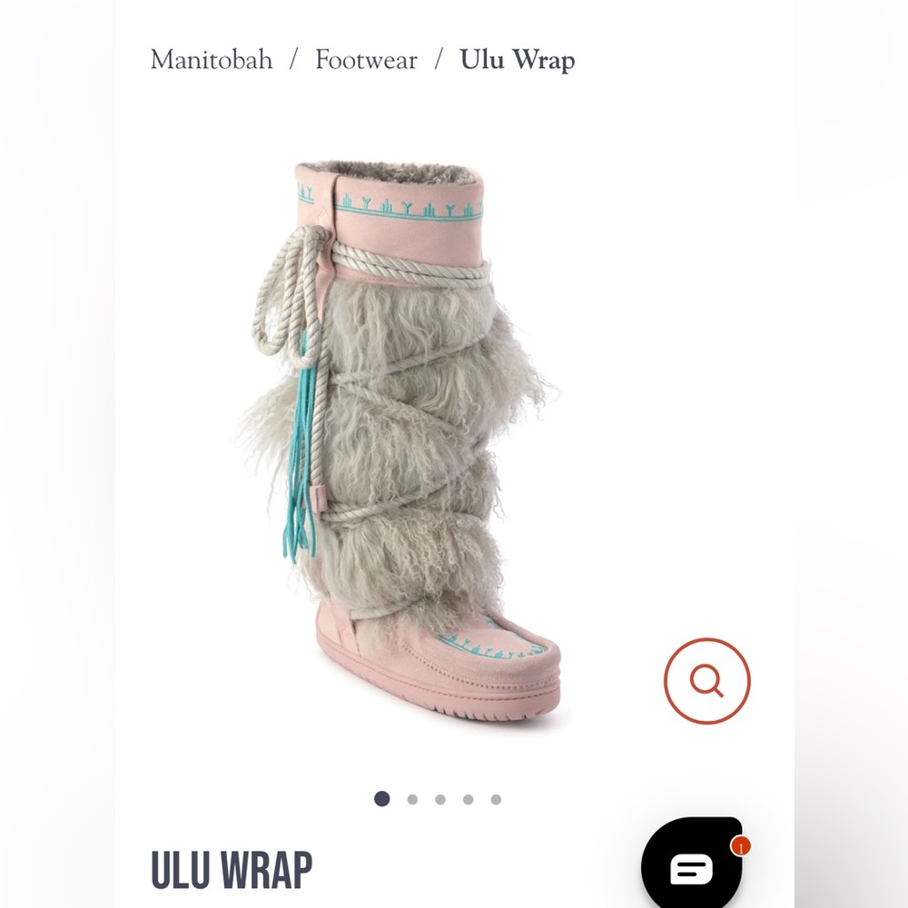 MANITOBAH ULU WRAP BOOTS SIZE 7
